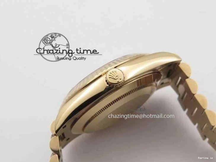 1226 Sophisticated Day-Date 40mm 228239 RG Noob 1:1 Best Edition Brown Roman Dial On RG President Bracelet A 3707